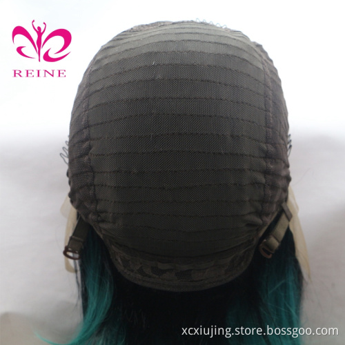Glueless Afro Synthetic Fiber Braid Wig Ombre Long Hair Wigs For Black Women